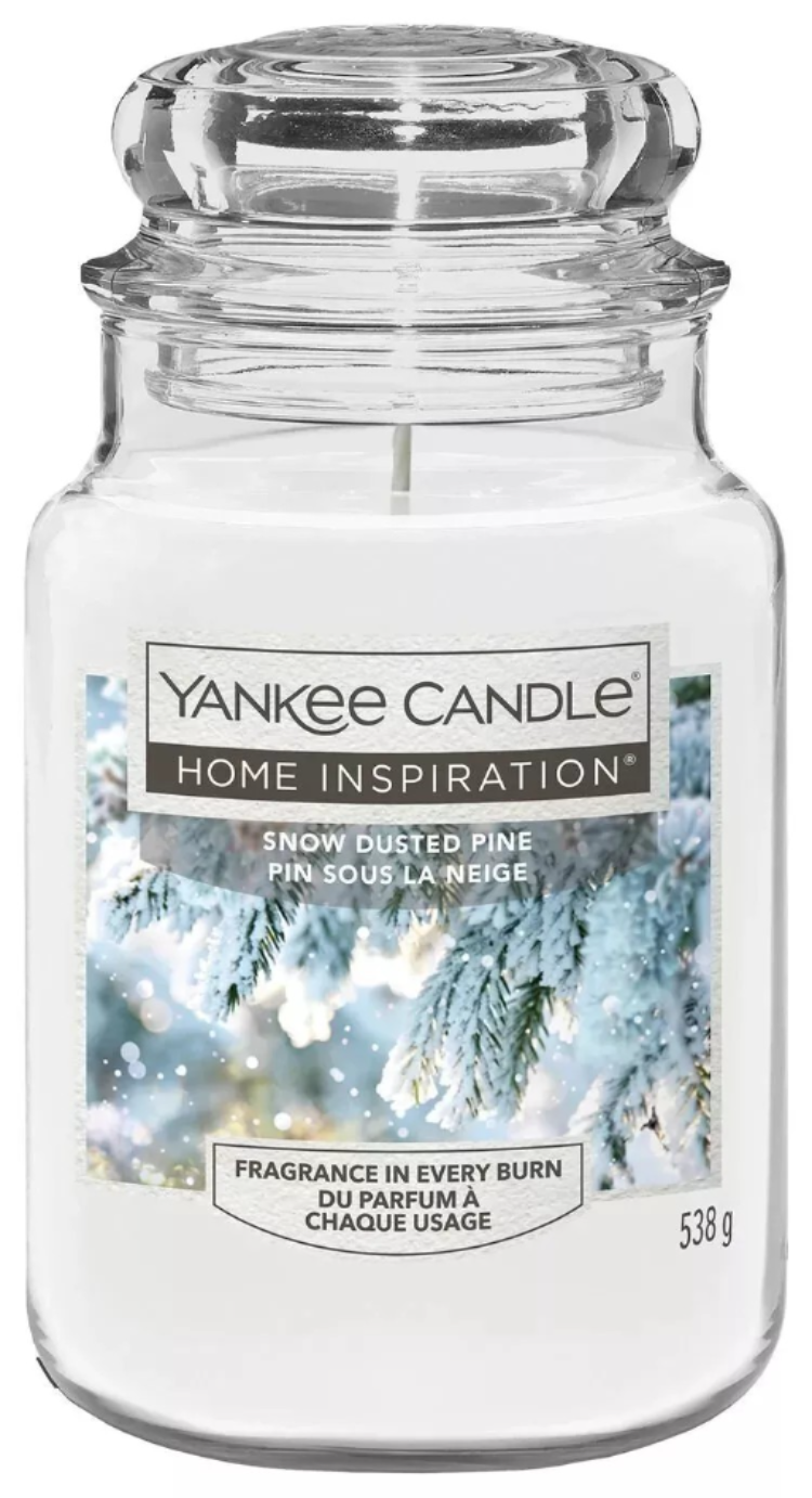 Yankee Scented Candle Snow Dusted Pine 19oz (538g) Yankee Scented Candle Snow Dusted Pine 19oz (538g)